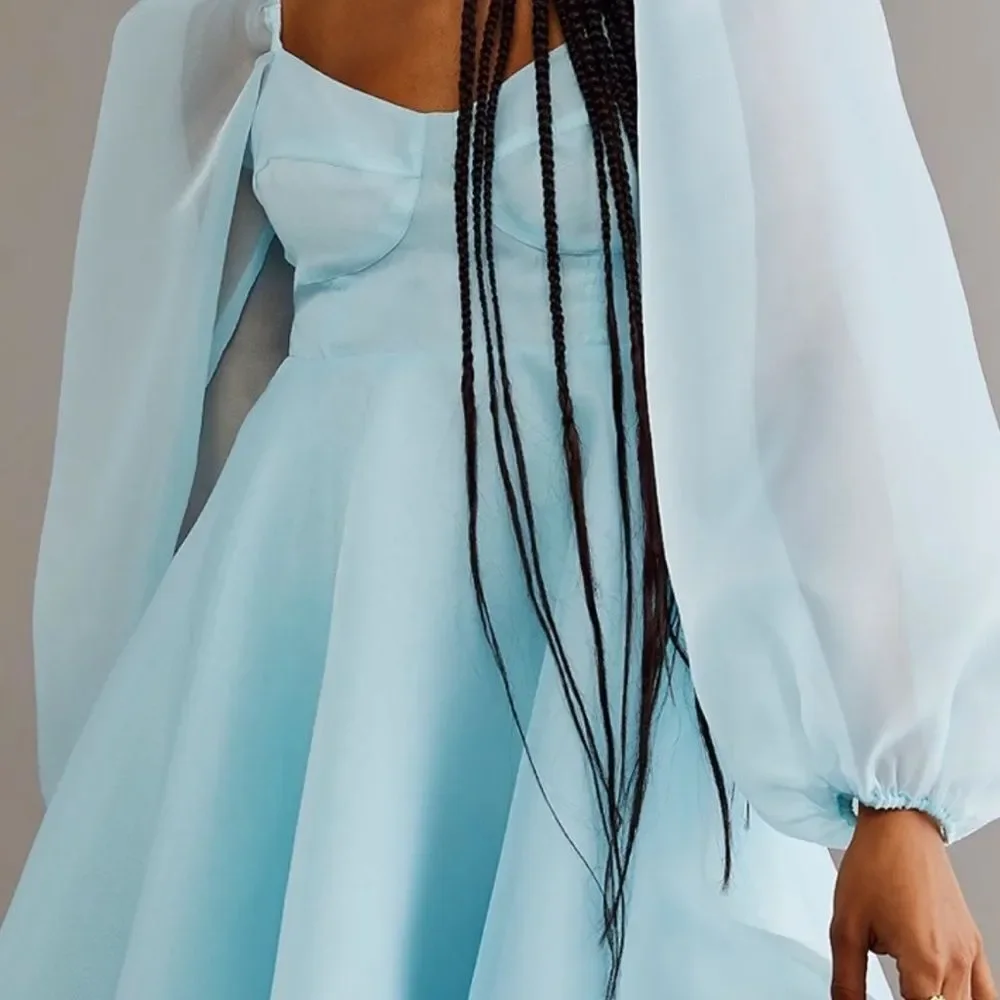 Selkie Princess Misty Blue Dress from Free People size Medium